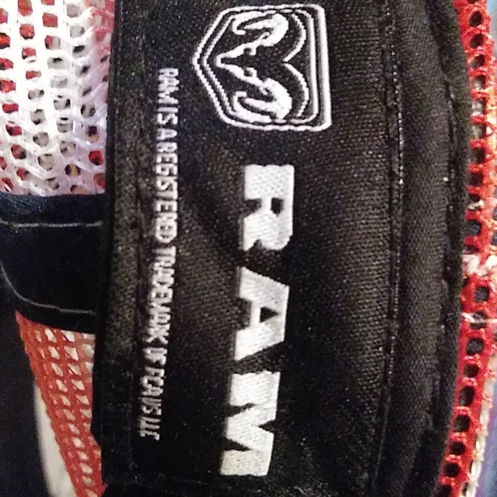 Dodge Ram Camo/USA flag adjustable baseball cap - Picture 6 of 7